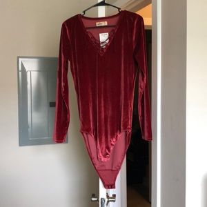 Hollister Velvet Leotard